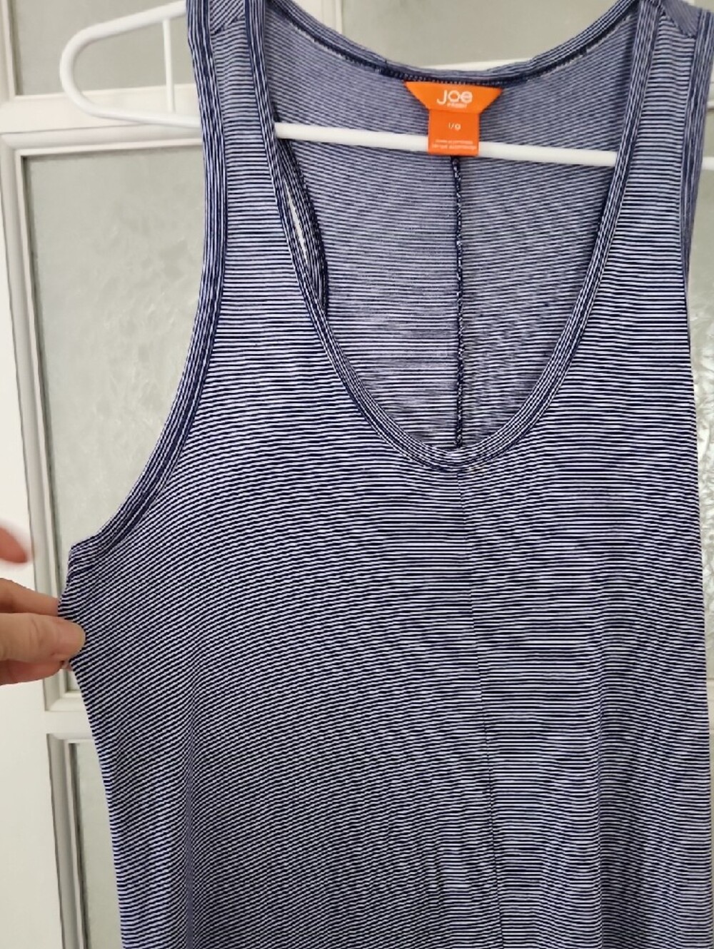 2 for 25***Joe Fresh Navy & White Striped Sleeveless Maxi Dress - Picture 6 of 9